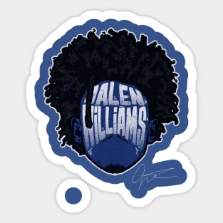 Jalen Williams Oklahoma City Player Silhouette Sticker